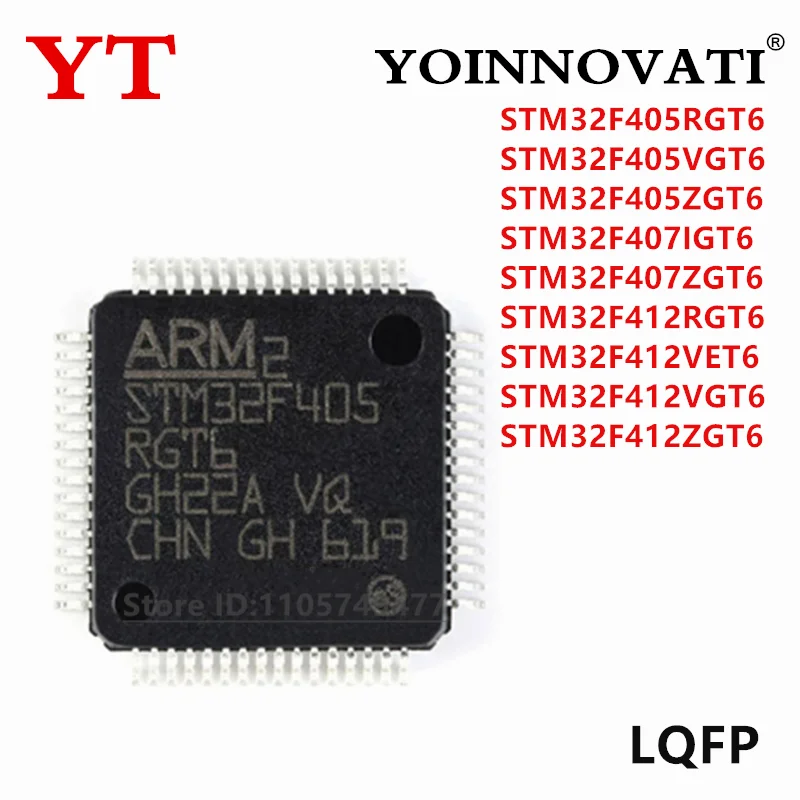 STM32F405RGT6 STM32F405VGT6 STM32F405ZGT6 STM32F407IGT6 STM32F407ZGT6 STM32F412RGT6 STM32F412VET6 STM32F412VGT6 STM32F412ZGT6