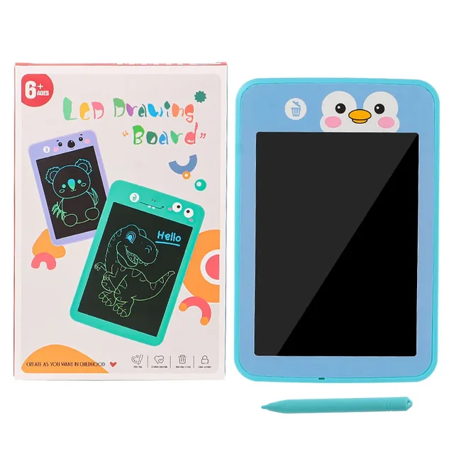 Children's Writing Tablet Cartoon Drawing Board LCD Handwriting Board Small Blackboard Graffiti Drawing Writing Board A7 5