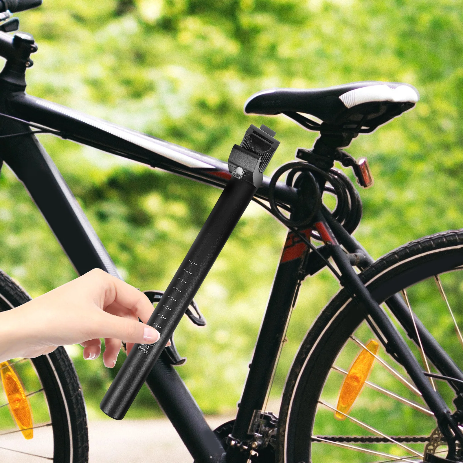 Seat Post Aluminium Alloy Lightweight Durable Simple Design Vibration Reduction Cycling Equipment Seatpost