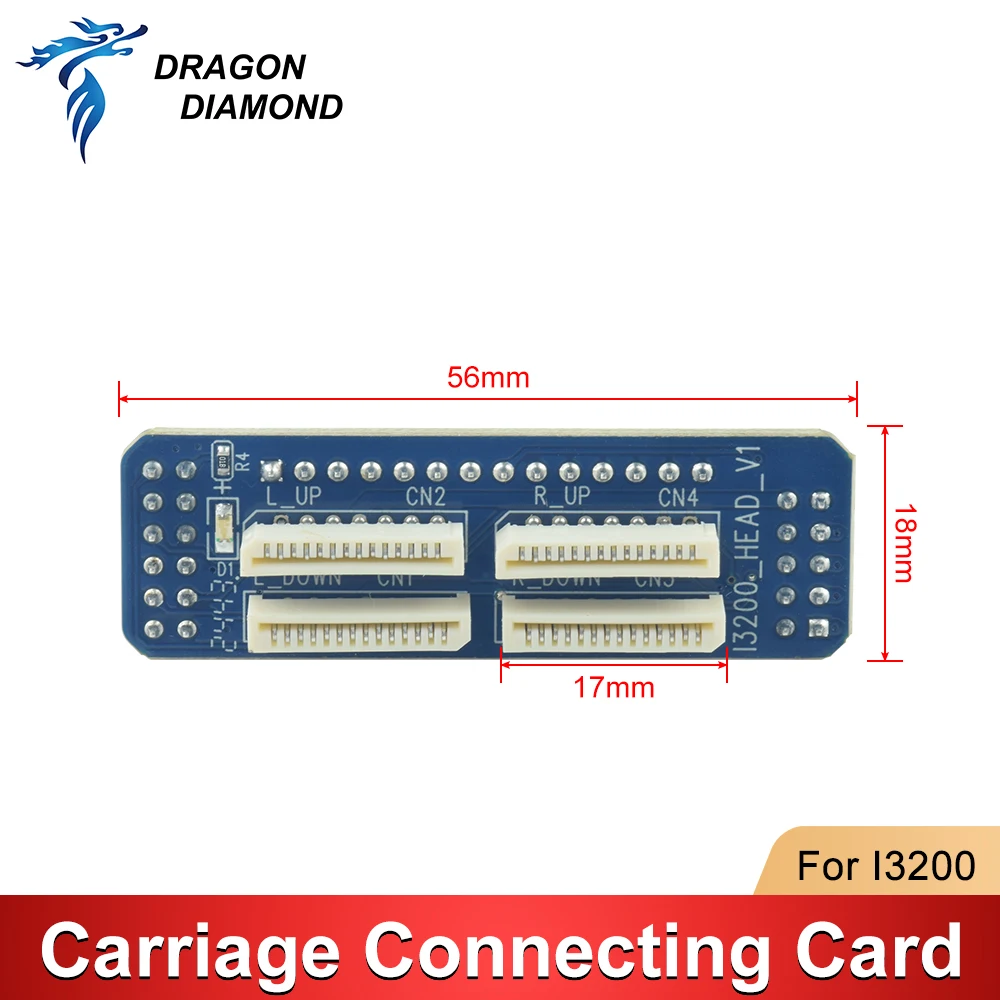 

1PC Senyang carriage board xp600/I3200/TX800 head connecting card for Epson xp600/I3200/TX800 printhead Adapter board