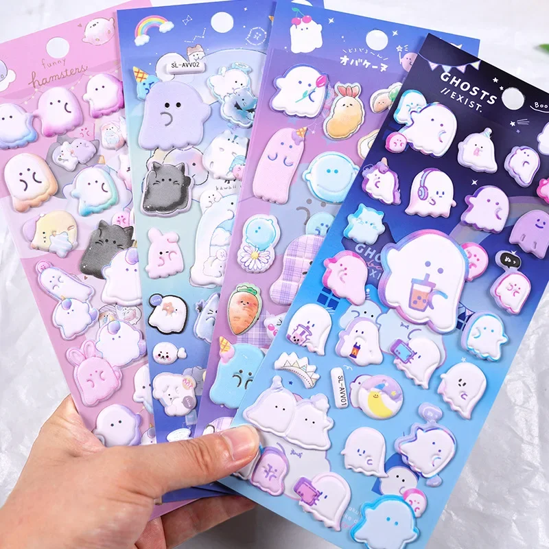 Kids Sticker Toys 3D Bubble Foam Stickers Hand Account Self Adhesive DIY Decorative Sticker Diary Album Scrapbooking