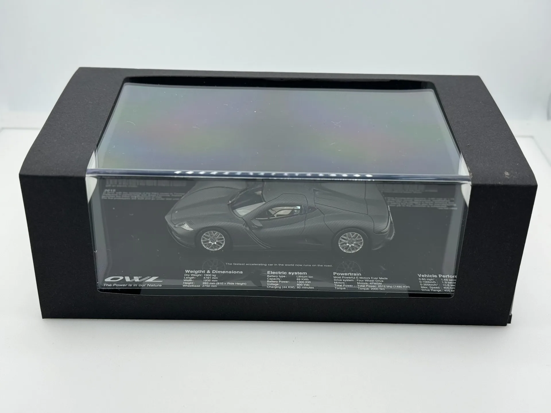 

Window Burst Diecast Hi-Story 1/43 Scale Aspark Owl 2020 Aspark Owl Resin Car Model Collectible Toy Gift Souvenir Display