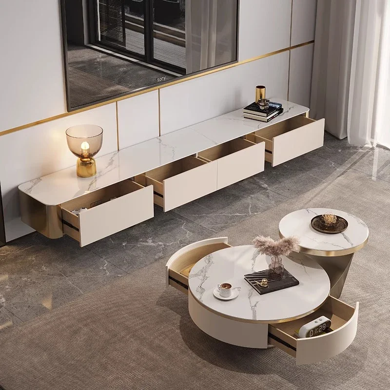 

Nordic Storage TV Stand Italian Style Minimalist Design Tv Table Creative Display Ergonomic Study Archivadores Unique Furniture