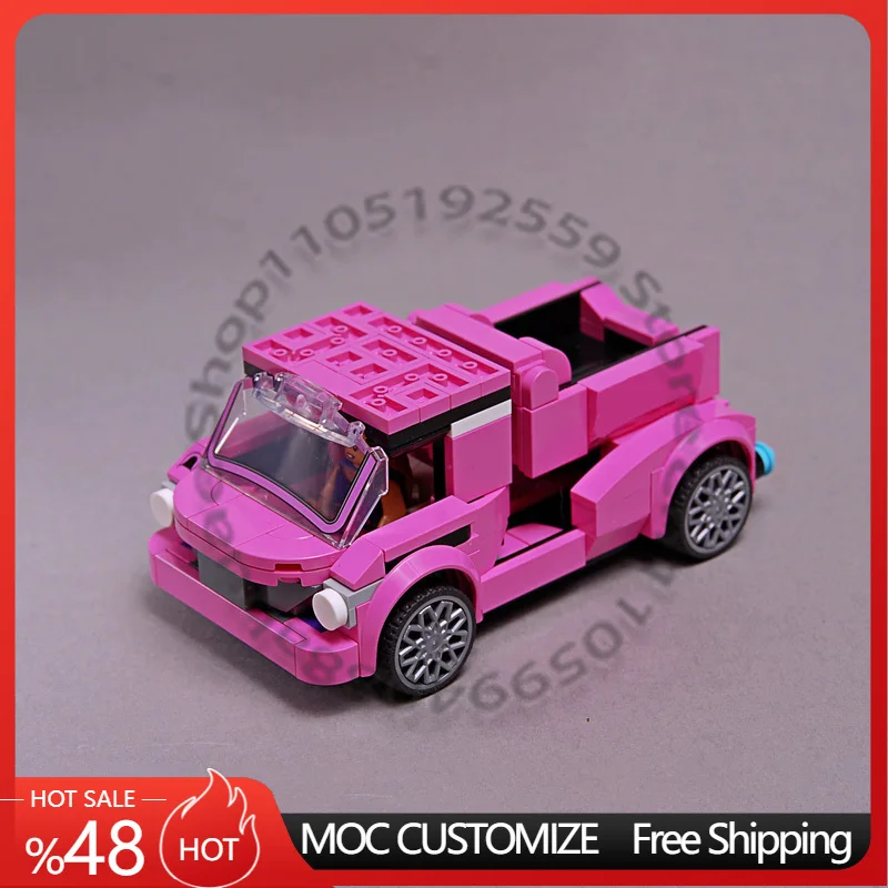 

265PCS Speed King High-Speed Cargo Transport MOC Customize Modular Building Block Design Educational DIY Boys Toy Christmas Gift