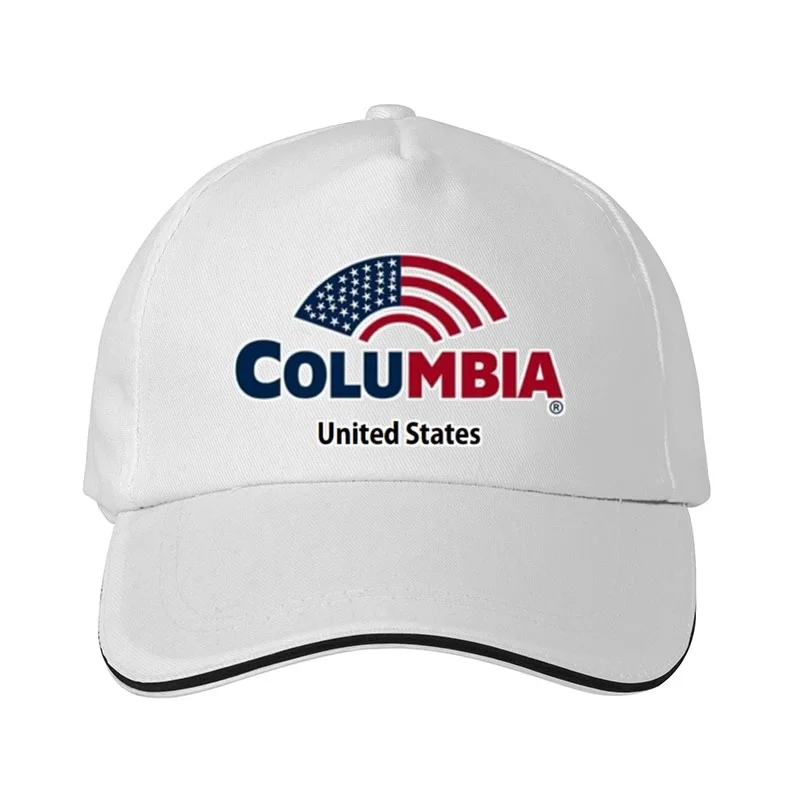 Columbia América Bandera EE. UU. Estados Unidos Gorra de ala plana personalizada Sombrero para el sol Número de animal Transpirable Papá Foto Trucker Verano Logotipo de malla