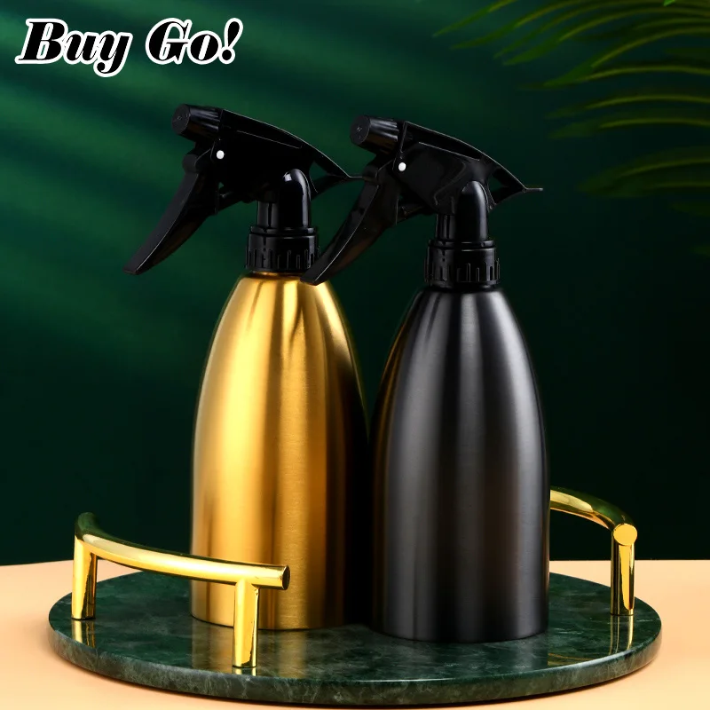 500ml Stainless Steel Oil Spray Lotion Soap Bottle Practical Vinegar Olive Oil Sprayer Soy Sauce Seasoning Bottle BBQ Dispenser