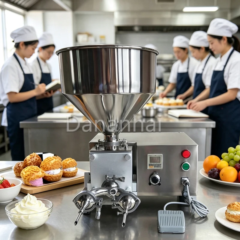 New 2026 Xia Bata Bread Filling Injection Machine Cake Cream Jam Filling Equipment for Promotional Use