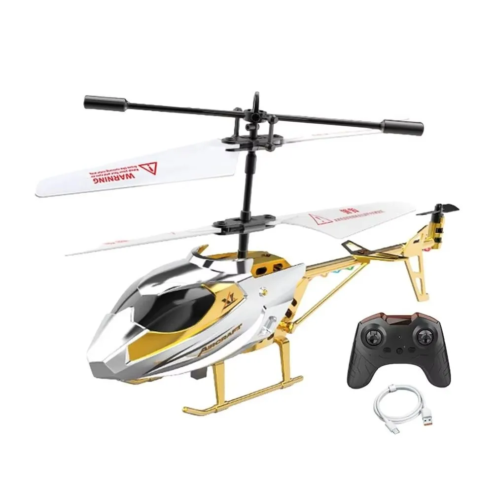 Flying 3.5CH RC Helicopter Remote Control Light Up Remote Control Helicopter Easy Control Fall Resistant Helicopter Gift