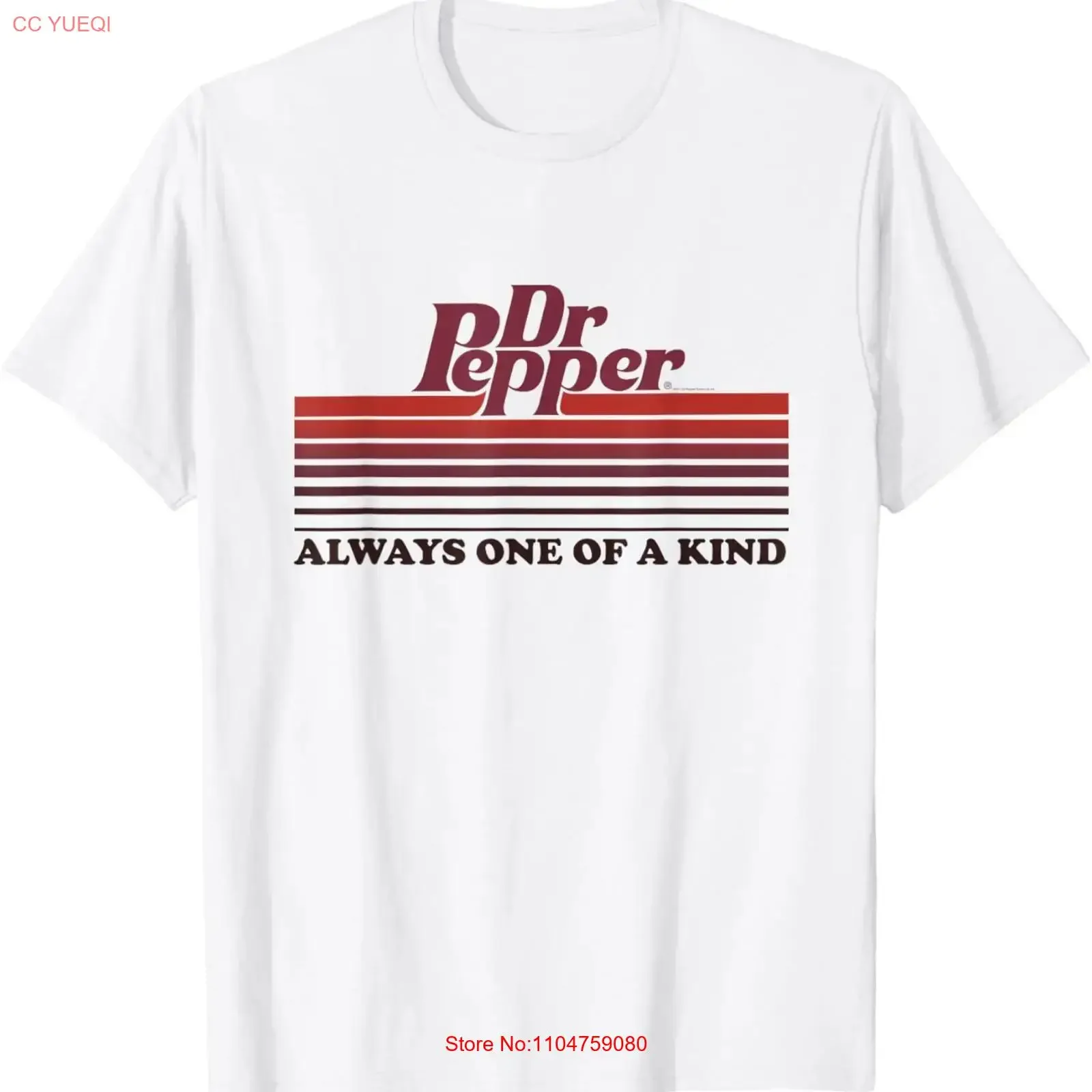 Dr Pepper Vintage Always One Of A Kind Stripes T Shirt vintage Washed Unisex Stylish designer clothes streetwear fashion homme