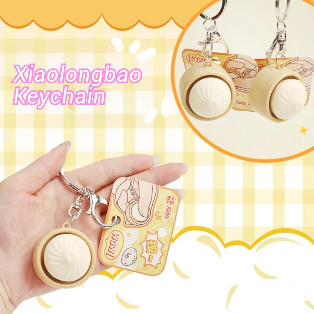 

Мультяшная фаршированная булочка на пару, игрушка для снятия стресса, брелок для снятия стресса, распаковывающая сенсорная игрушка для взрослых и детей, подарок