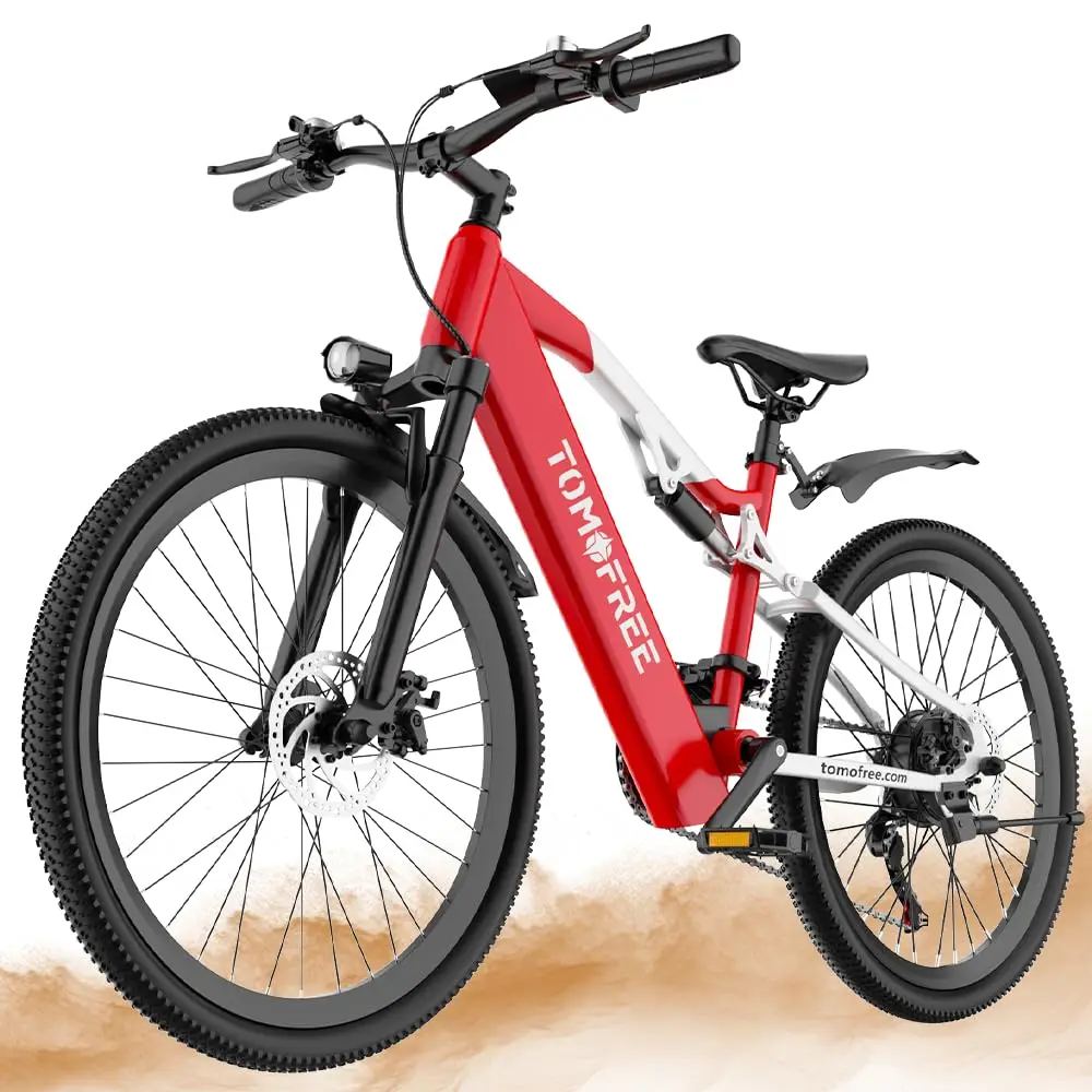 

21-Speed Electric Mountain Bike for Adults, Up to 28-30MPH, 1500W Peak Motor, 48V/20Ah E-bike for Teens, 26", Customized