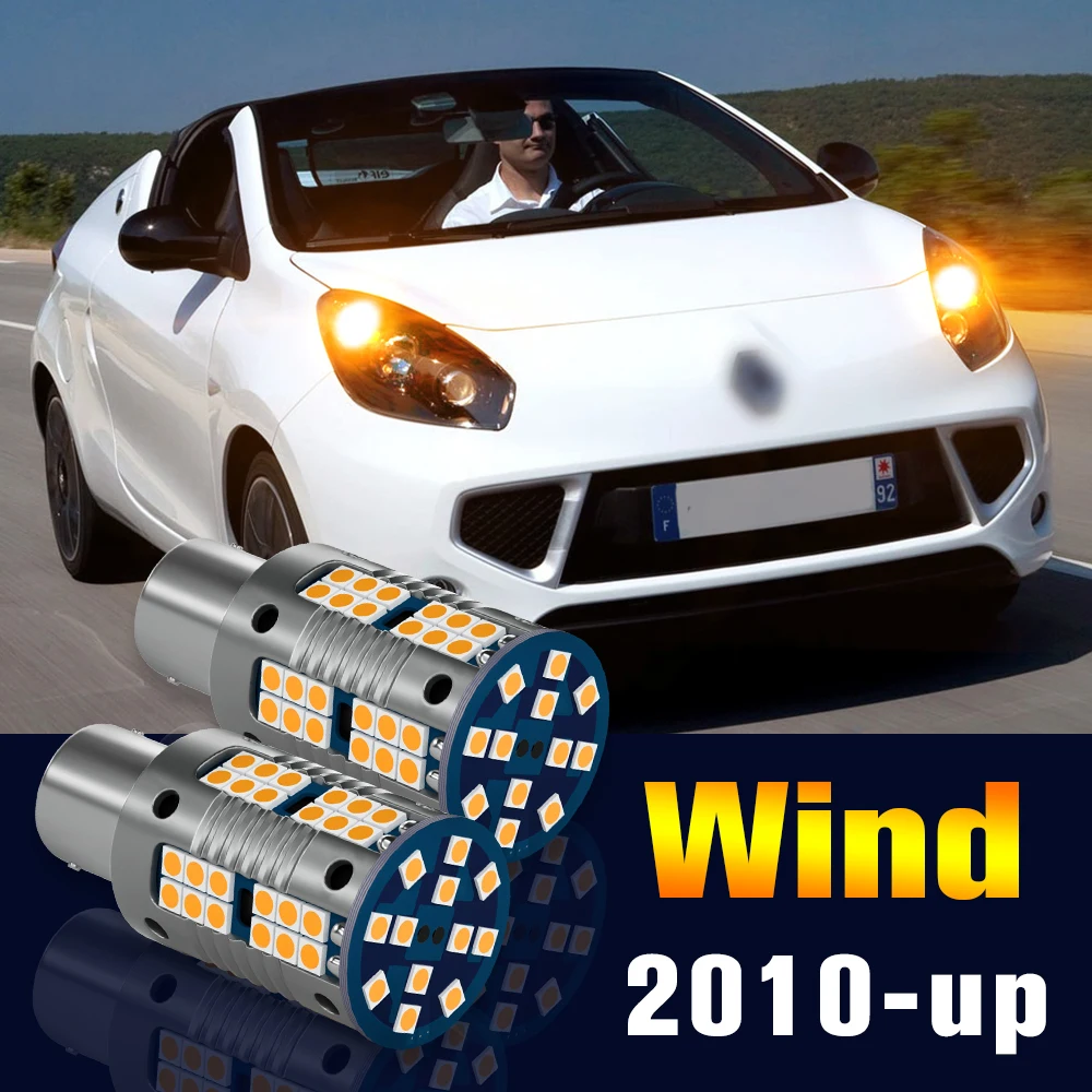 

2pcs LED Turn Signal Light Bulb Turning Lamp For Renault Wind 2010 2011 2012 Accessories