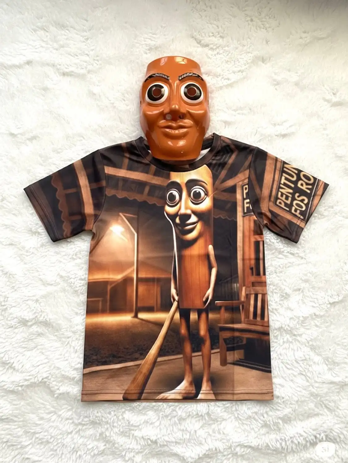 New AI Fashion Tung Tung Tung Sahur Italian Brainrot Cartoon Print T-shirt Children's Sports Breathable Clothing Boys 3D Clothes