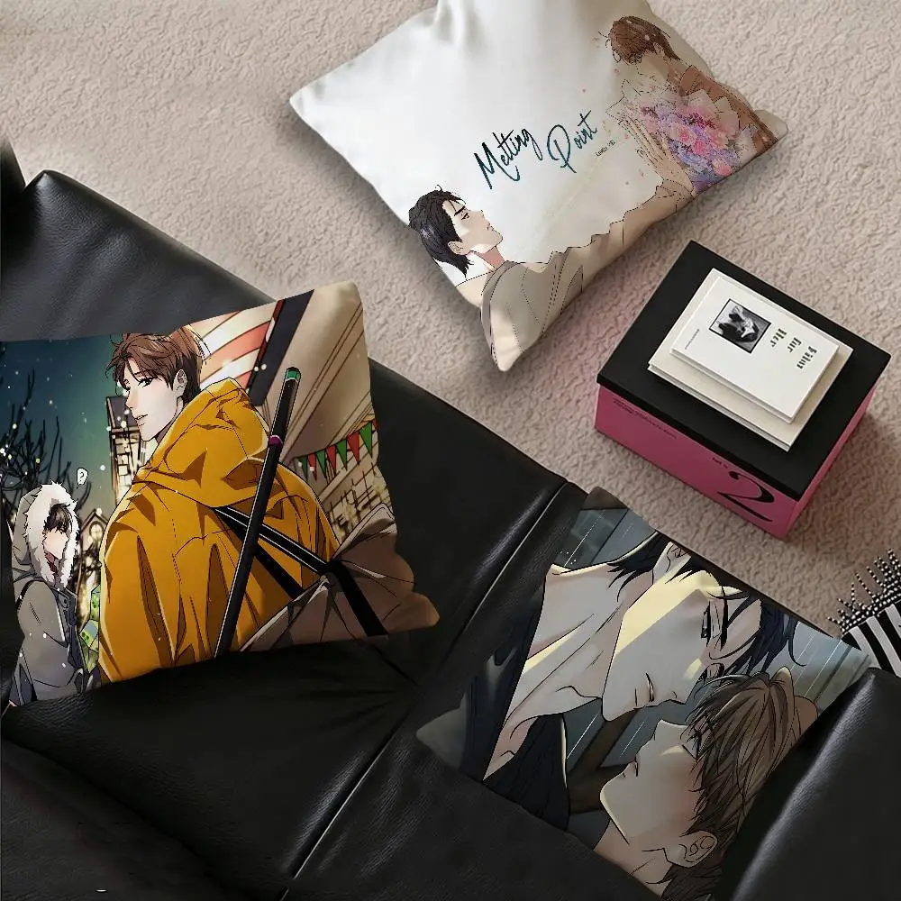 Melting Point bl Cushion Cover Polyester Sofa Cushions Decorative Throw Pillows Home Decoration Pillowcover