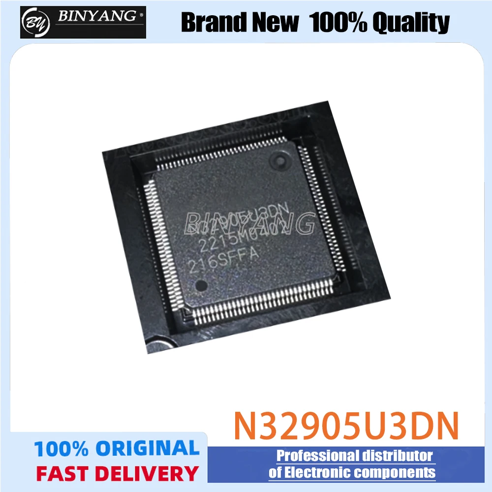 

(5piece) 100% New N32905U3DN 2905U3DN N32905U3 QFP-128 32905 U3DN