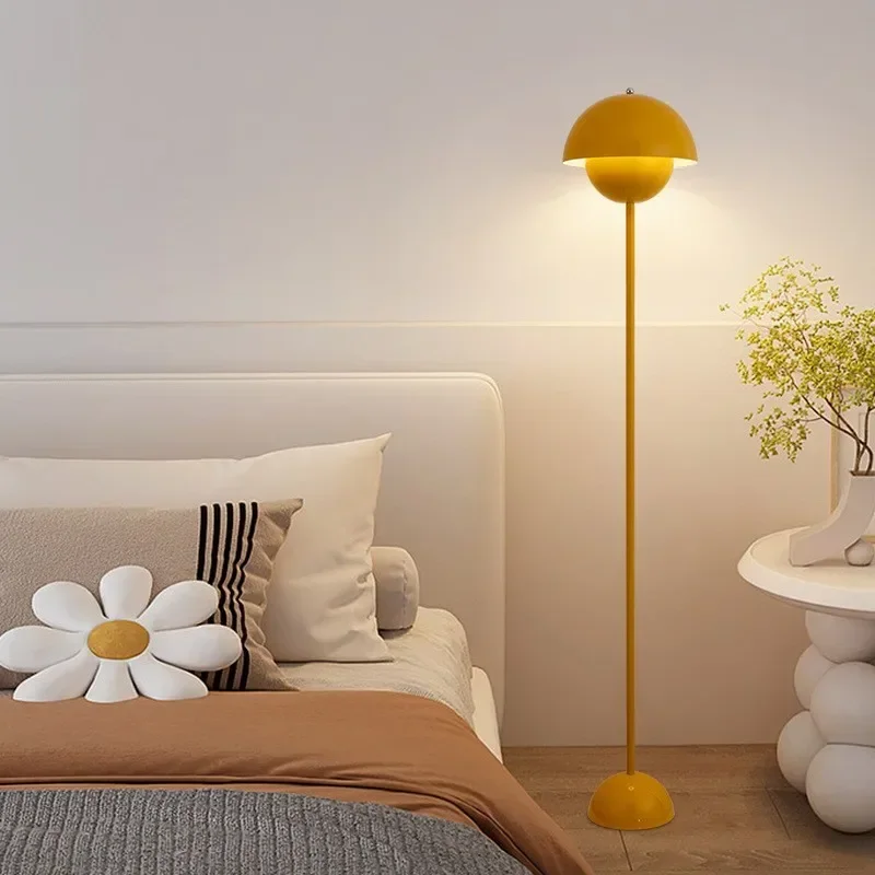 Living room high value high sense medieval bedroom bedside atmosphere decoration floor atmosphere light