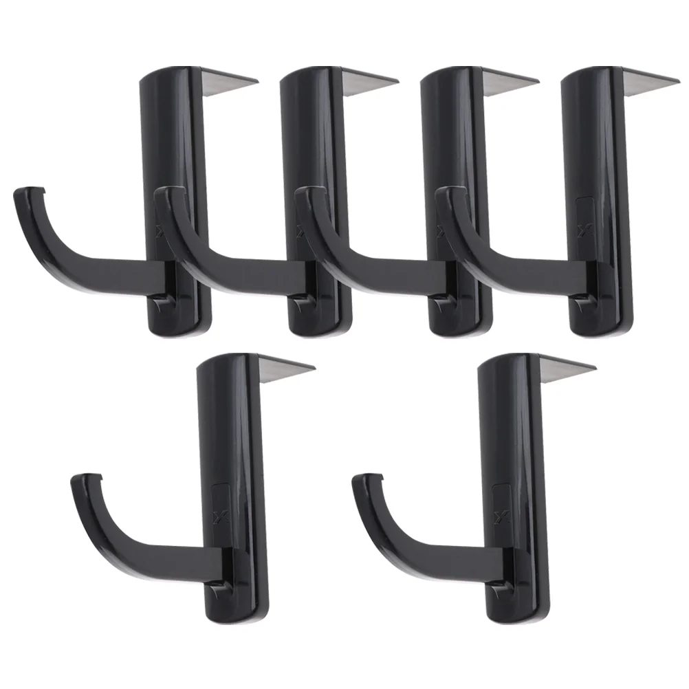 

6 Pcs Internet Cafe Headphone Stand Holder Gaming Hanger Mount Computer Headset Hook Phones