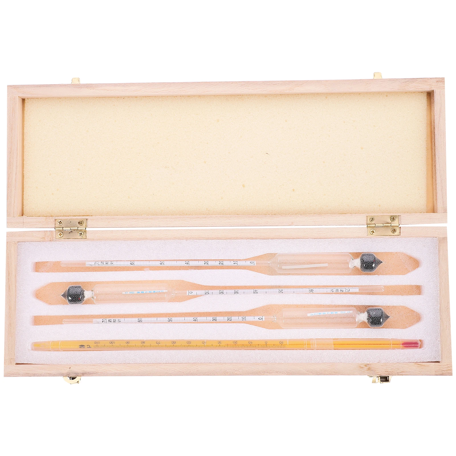 

Hydrometer Glass Precise Content Meter Portable Testing Tool Glass Alcohol Meter Hydrometer Set Liquor Wine Alcohol Percentage