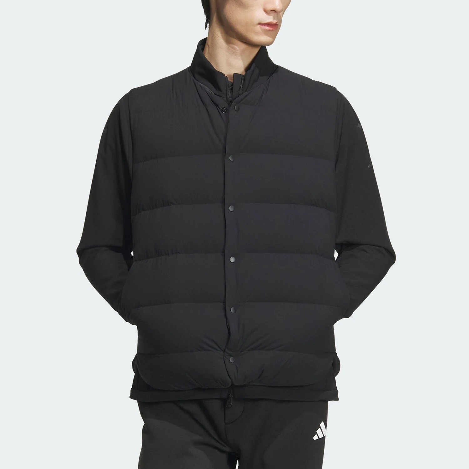 

Оригинальная мужская куртка adidas 2026 Spring с воротником-стойкой, три в одном, IM7312