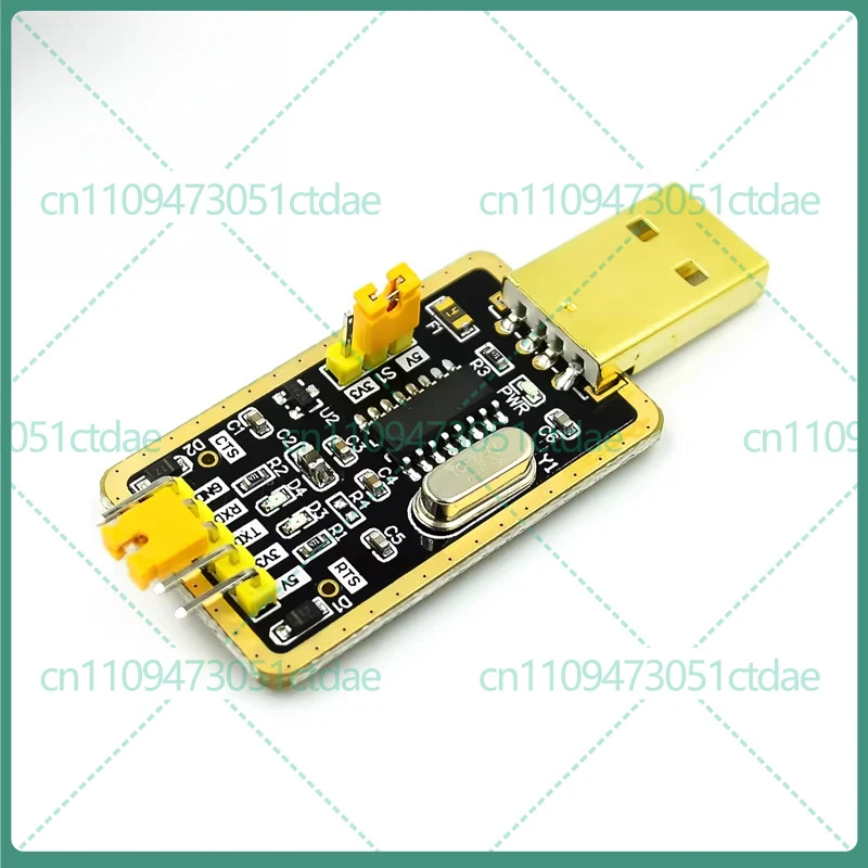 10-50pcs for CH340G Gold USB to TTL Module RS232 Serial Adapter STB Upgrade Cable TTL Flashing Line