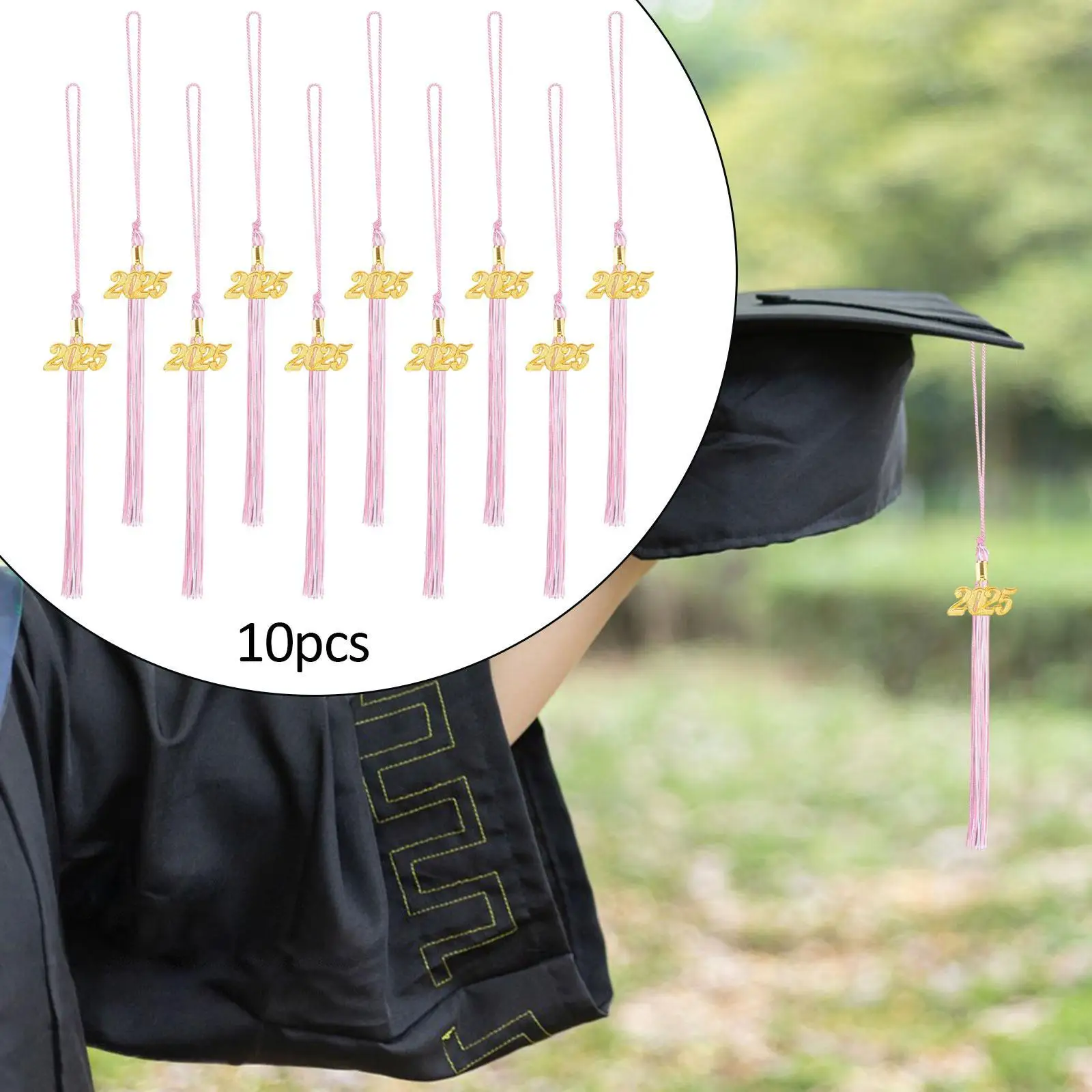 Soft Polyester Honor Cords Graduation Cap Decorative Tassel Ceremony Accessory for Graduate Keepsake 2025
