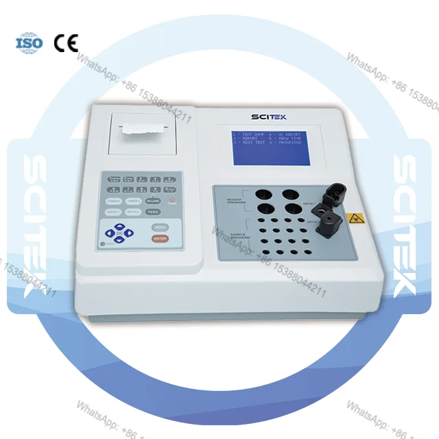 SCITEK 2-Channel Automatic Coagulation Analyzer Semi-Auto Analysis System for Laboratory Use