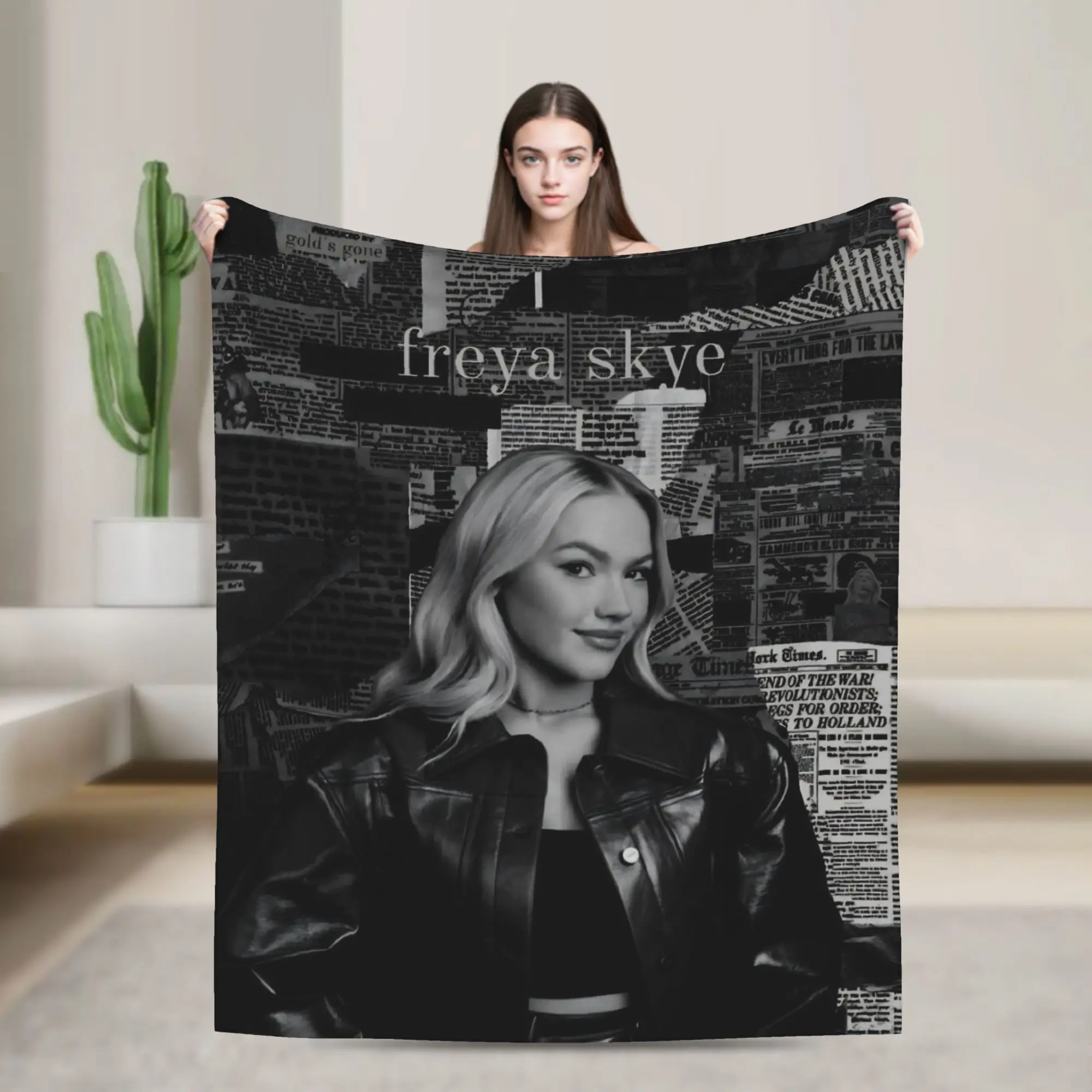 Freya Skye Singer Tour 2026 Blanket Multi-size Soft and Lightweight  Throw Blankets for Couch Sofa and Bed