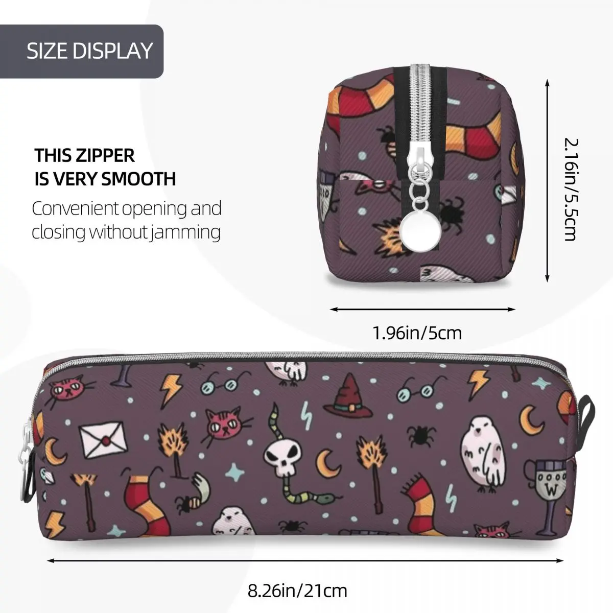 هاريز فيلم P-Potters ماجيك وورلد مقلمة مقلمة حامل قلم أكياس تخزين كبيرة الطلاب الهدايا المدرسية القرطاسية