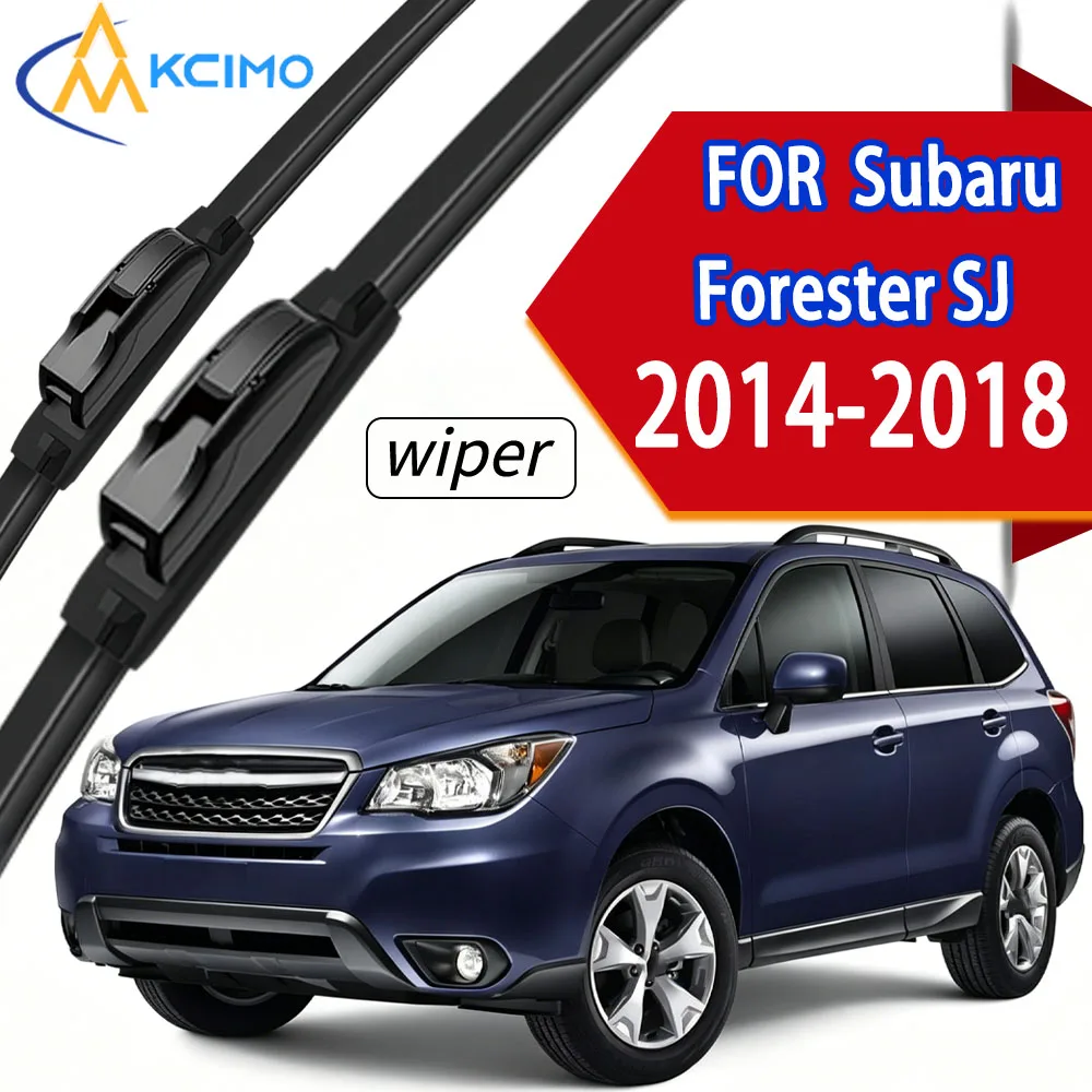 

Premium High-Density Rubber Front Windscreen Wiper Blades Perfect Fit For Subaru Forester SJ 2014-2018
