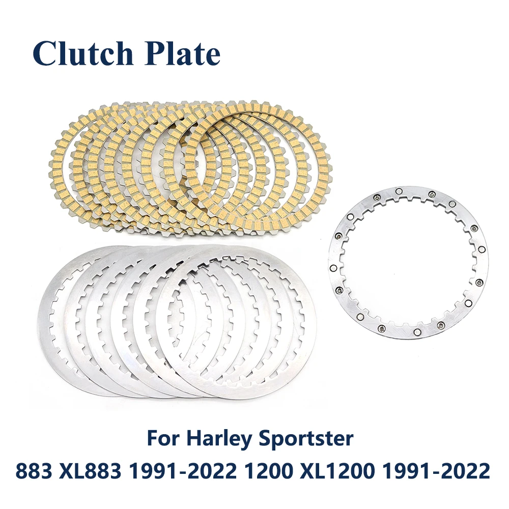 

Motorcycle Clutch Spring Friction Disc Steel Plate Kit For Harley Sportster 883 XL883 1200 XL1200 XL 883 XL 1200 1991-2022