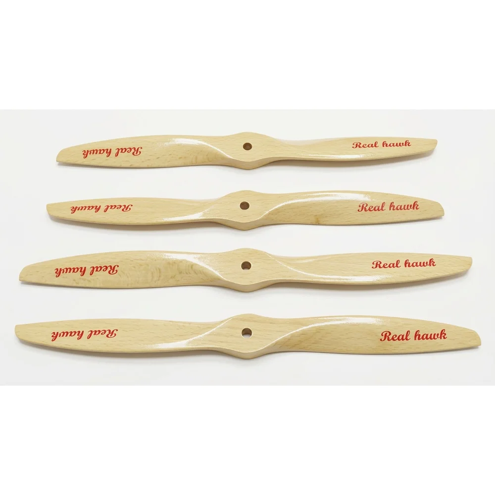 Beech Wood Propeller for Nitro Gas Engine RC Airplane 26x8 to 26x16 High Efficiency Balanced - view 2