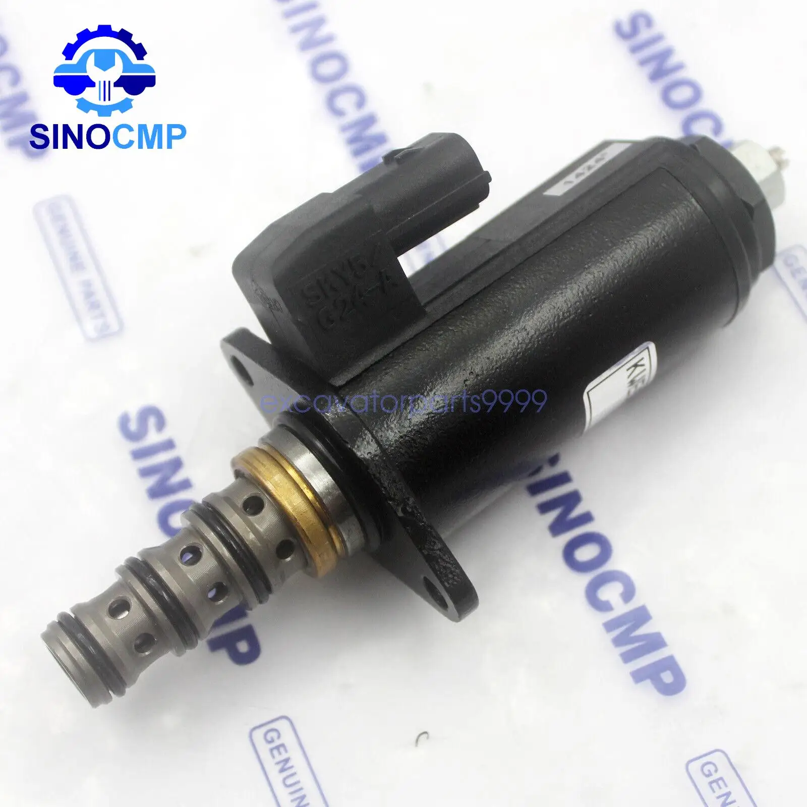 YT35V00013F1 YN35V00061F1 KWE5K-31/G24DA50 Safety Lock Solenoid Valve For Kobelco Excavator SK120 SK135 SK200 SK210 SK230-6E