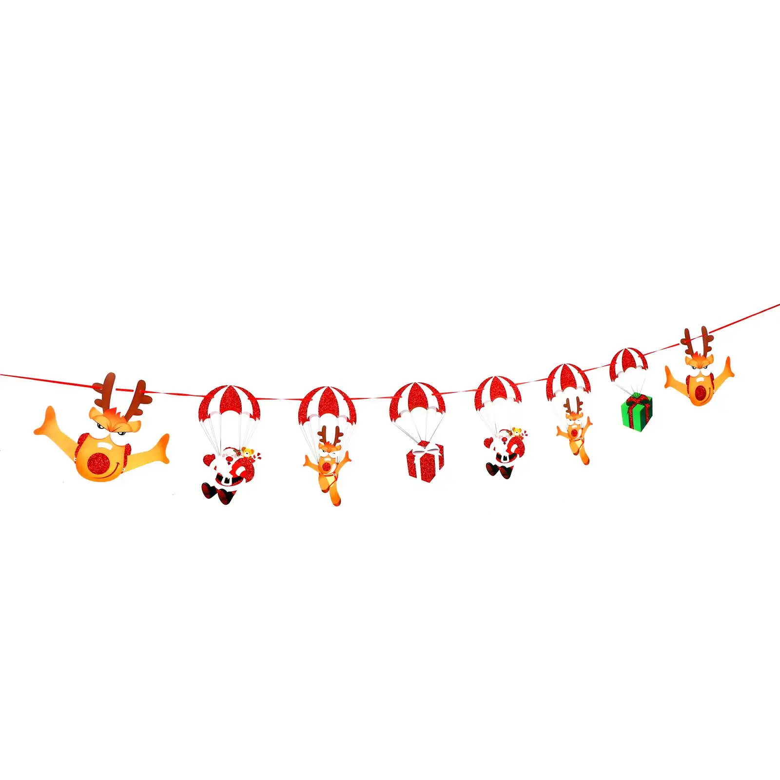 

Christmas Paper Pendant Xmas Hanging Decoration Party Hanging Decoration Props Cartoon Flags Festive Home Garden Yard