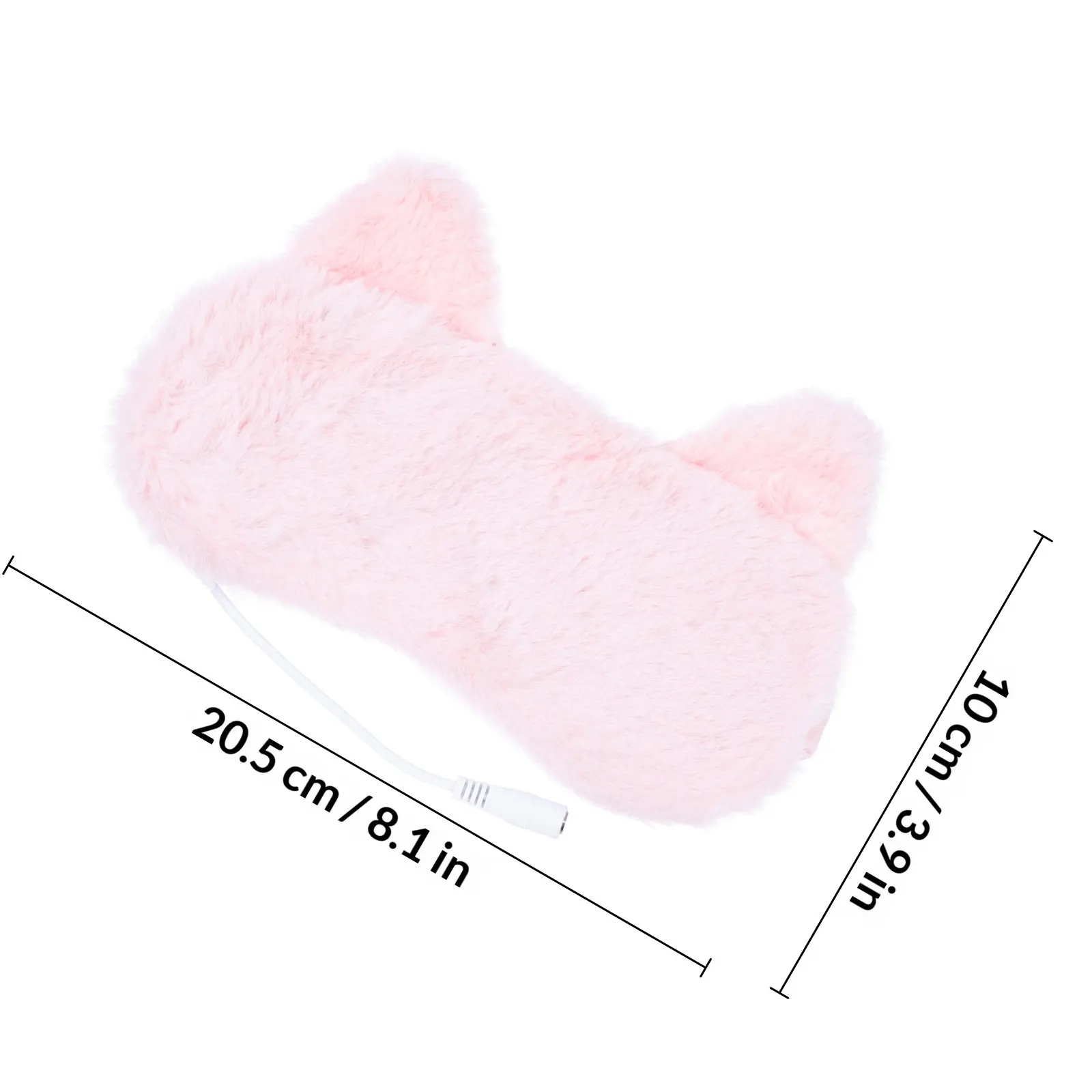 USB Heating Eye Mask Hot Compress Relieve Dry Eyes Reduce Puffiness Dark Circles Sleeping Eye Mask Heated Blinder