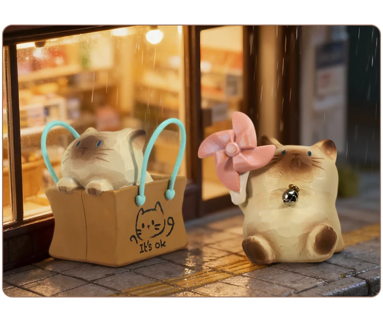 【Bestseller】Kitten Pai begleitende tägliche Serie, Dekoration, Blindbox, niedliche Mini-Puppe, Desktop-Cartoon-Ornament, Überraschungsgeschenke – Detail 12