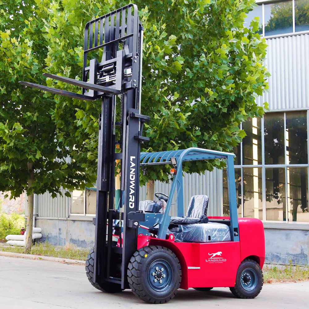 

LANDWARD New Design Dual Fuel Forklift 3 Ton All-In-One Counterbalanced Forklift All Terrain Handling Forklift Customized Sale