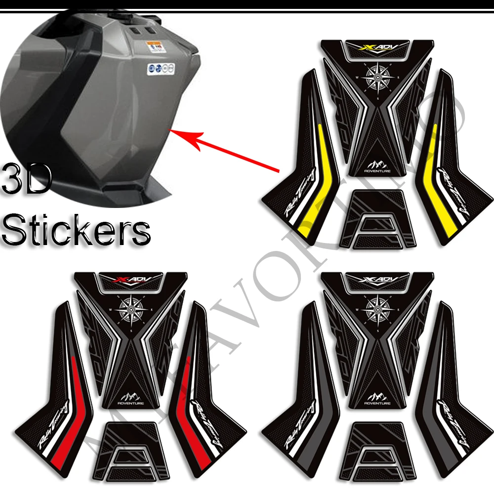 Protector Tank Pad Wheel Stickers Decals Body Fender Shell Windshield For Honda X-ADV XADV X ADV 750 2021 2022 2023 2024