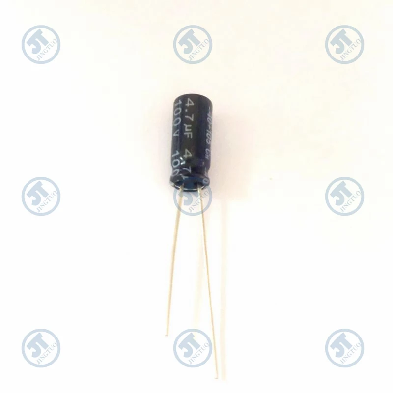 

20pcs 4.7uF100V 100V4.7uF 4.7MFD 100WV 5*11mm Radial Aluminum Electrolytic Capacitor