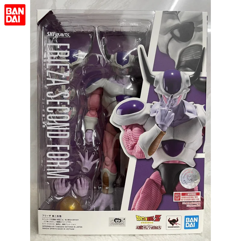 

Оригинальная коллекционная фигурка Bandai S.H.Figuarts Dragon Ball Frieza Second Form, игрушка-фигурка, подарок, в наличии