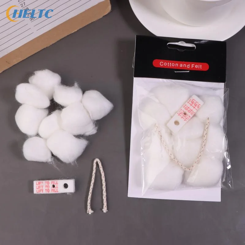 

1PCS Cotton Kerosene Lighter General Replacement Oil Absorbent Cotton Core Wicks Cotton Pads Rubber Bottom For Lighter Gadgets