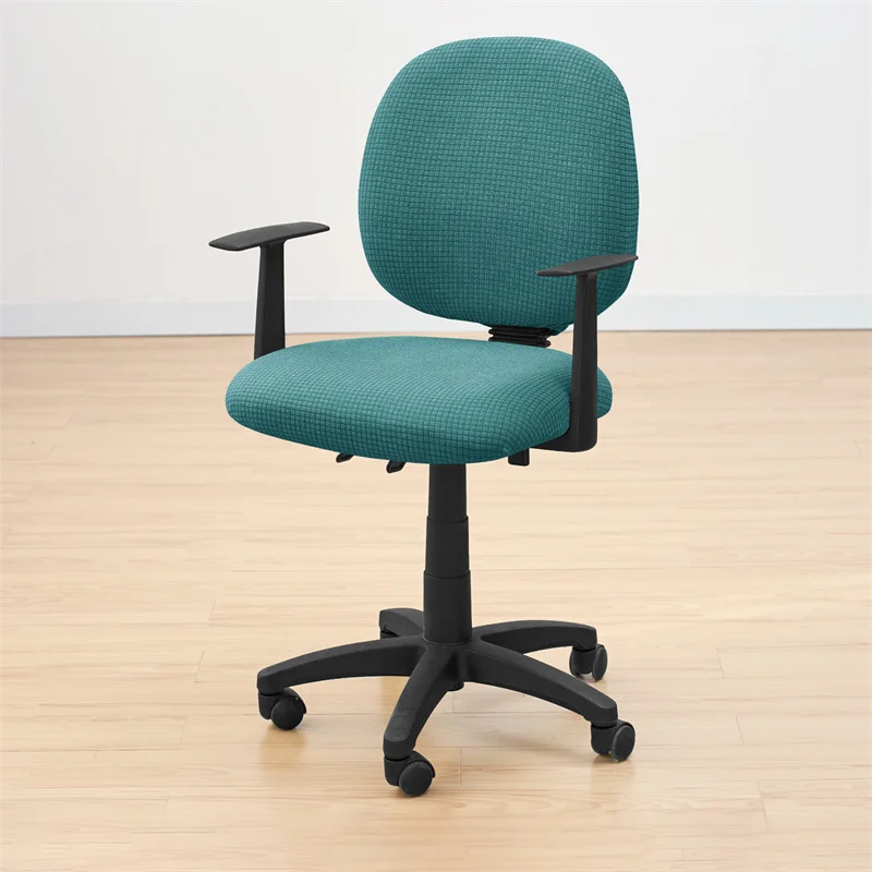 2 teile/satz Wasser Abweisend Büro Stuhl Abdeckung Polar Fleece Stretch Computer Stuhl Schonbezüge Rotierenden Gaming Sitz Abdeckung Schutz – Detail 14