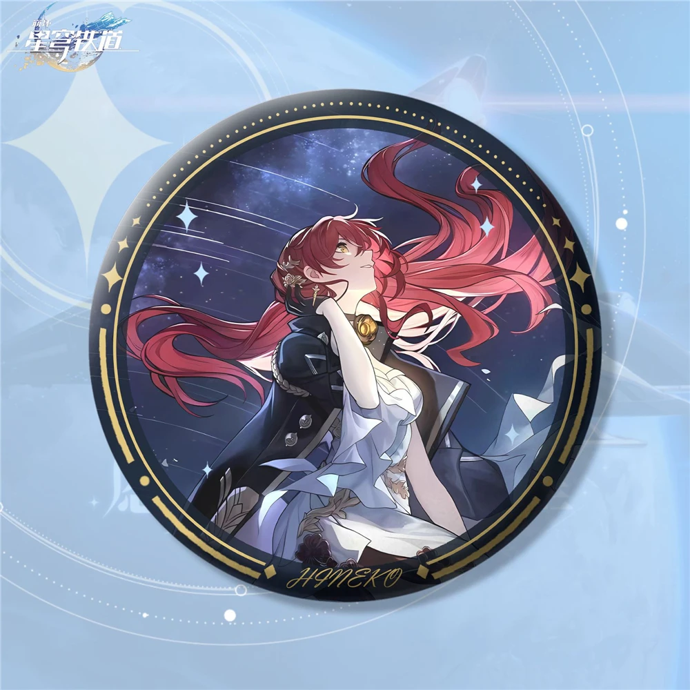 Gioco Honkai Star Rail Bailu Bronya Clara Seele marzo 7th Luocha Cosplay Badge Pin SPTE latta spilla accessori Prop