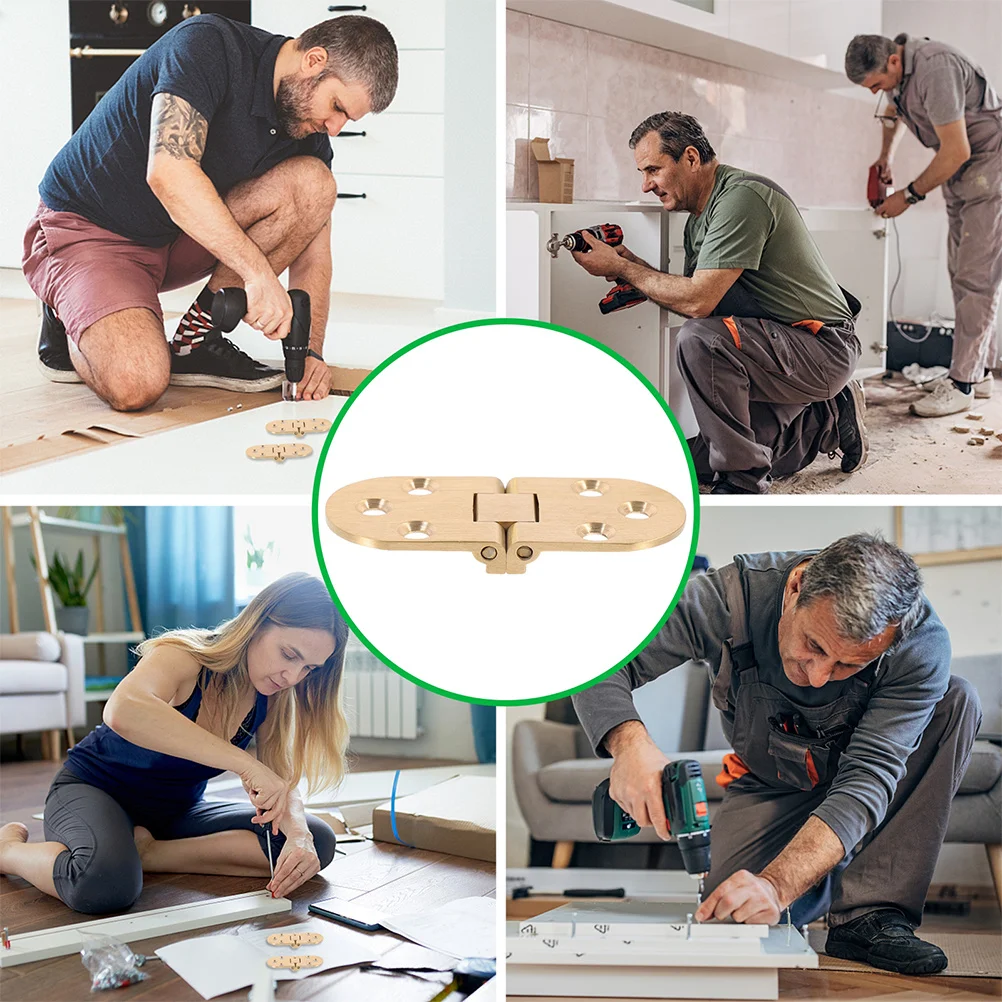 

Brass Hinge For Folding Table Heavy Duty Furniture Accessory Flip-Top Desk Sewing Machine Table Hinge Hardware Fitting