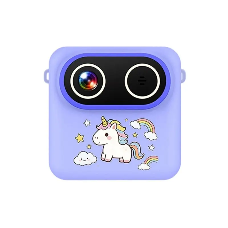 B27B Digital Camera For Kids 1080P HD Instant Camera Thermal Printing Video Recording For Children Boys Girls Gift
