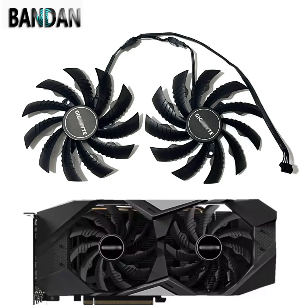 Nuevo ventilador duradero GTX1660 RTX2060 PLD10010S12HH GPU Original de 95MM para tarjeta de vídeo Gigabyte RTX2070 2060S GTX1660 WINDFORCE