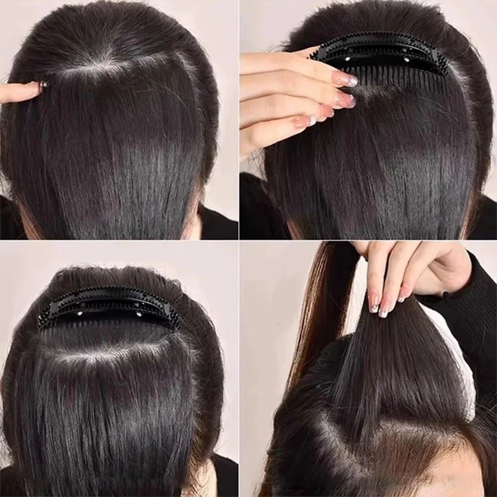 Invisible Hair Volume Enhancer Comb Heightening High Crown Volumizing Fiber Insert Comb Cushion Stable Hair Roots