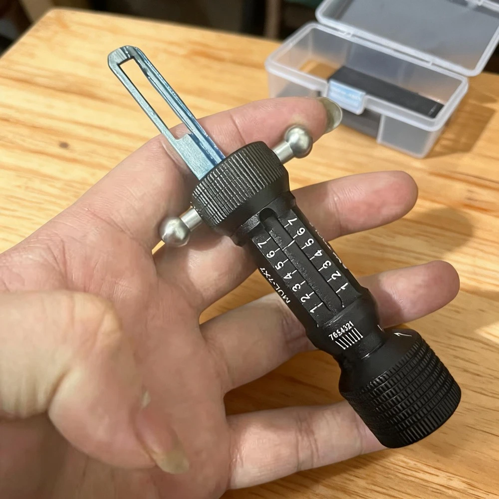 2026 AKK Invincible 2 in 1 Lock Pick Tool MUL-5Pins MUL-7X7 MUL-8X7 MUL-8X7 C Professional Locksmith Unlocking Opening Hand Tool
