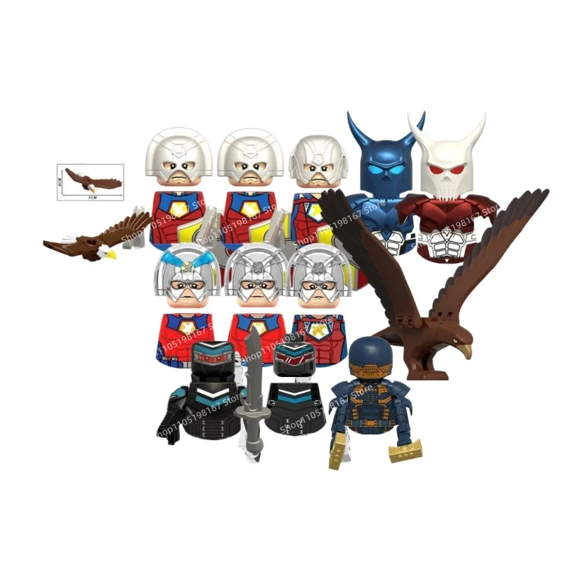 

Movies Mini Action Figures Building Block RZL008 R033 RZL007 Characters Doll Bricks Assembly Assembly Toys For Birthday Gift