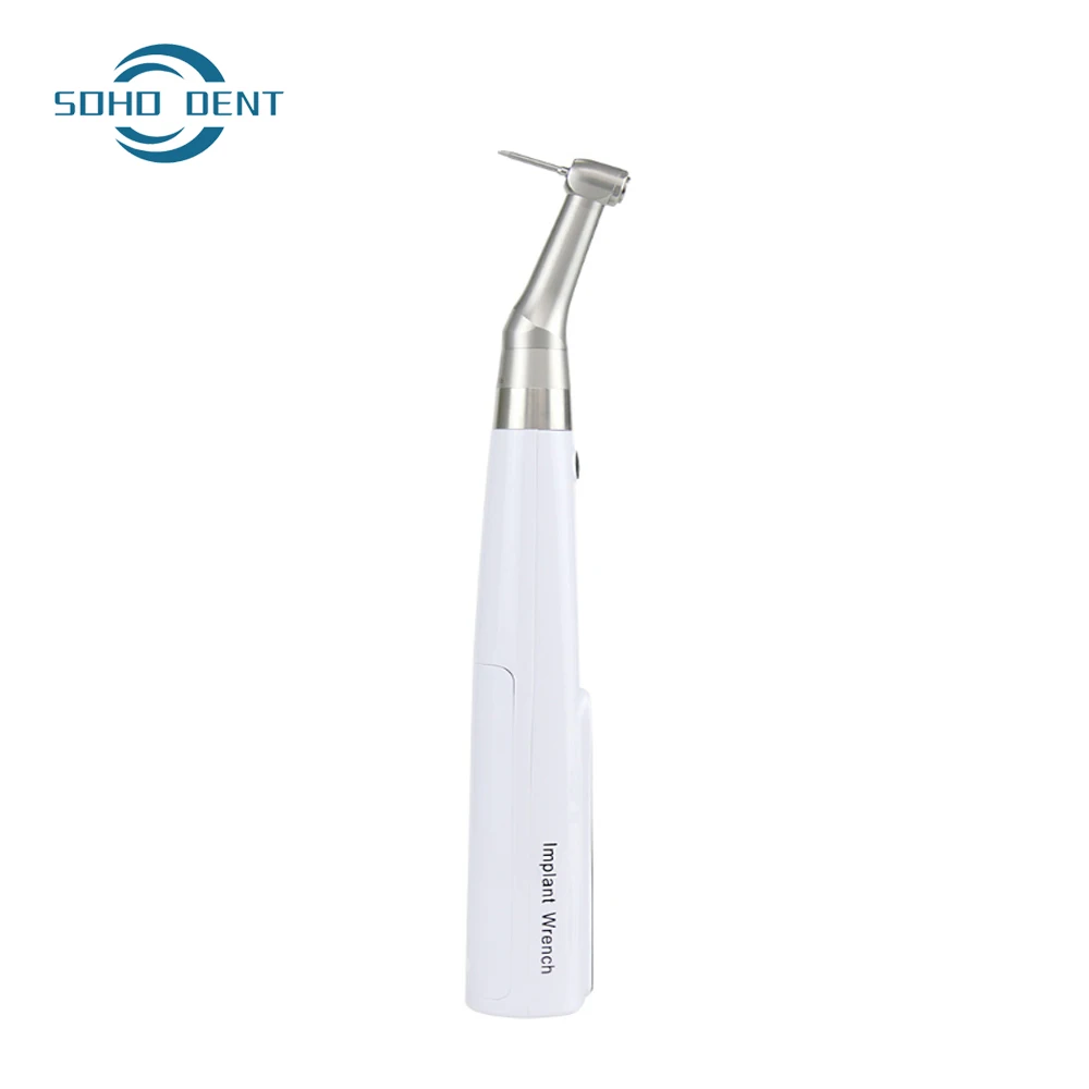 

Dental Implant Motor Electric Wireless Torque Driver Implant Torque Wrench with Contra Angle Head Dentistry Tools