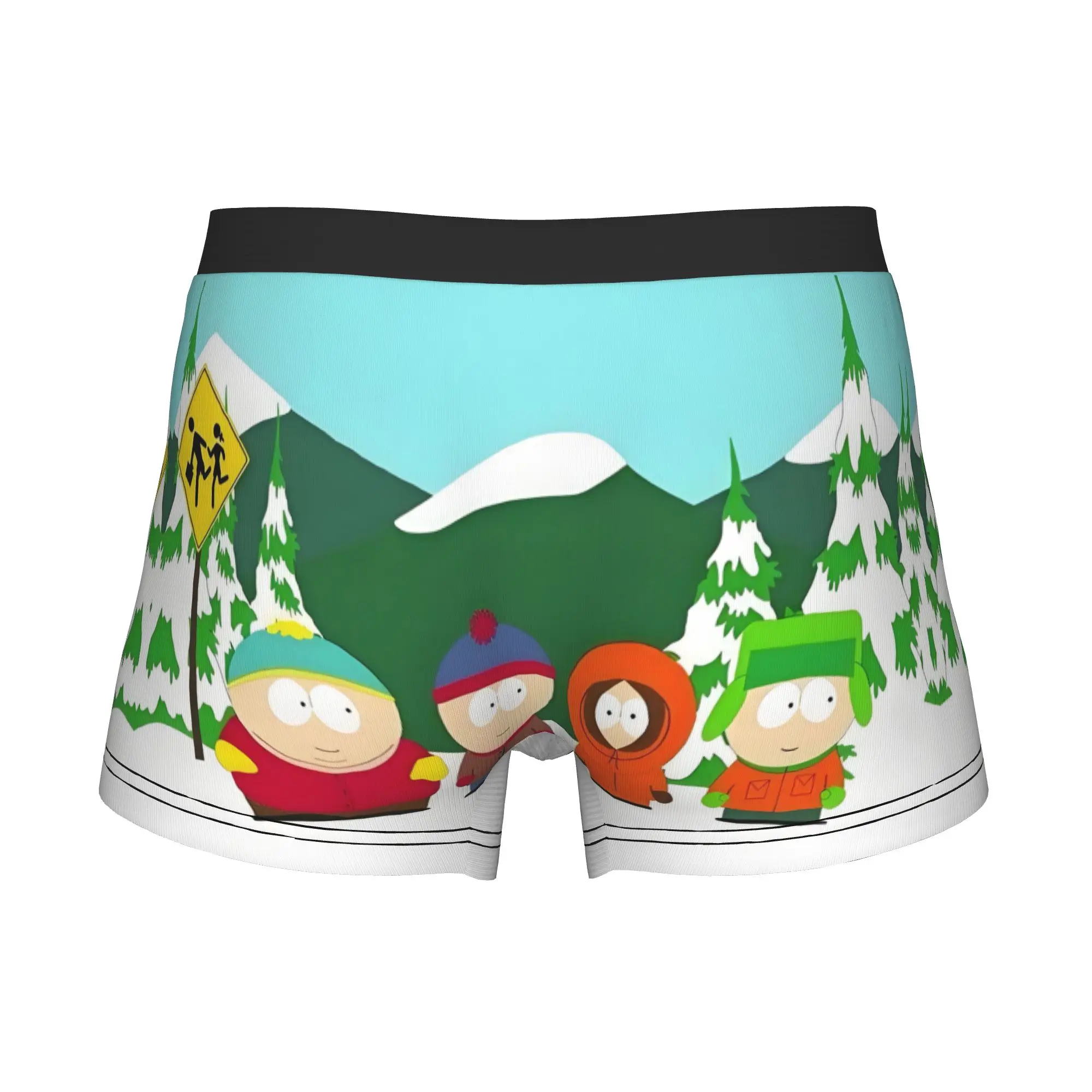 Video Game S-SouthParks Boxer Shorts For Men 3D Print Animated Comedy Underwear Panties Briefs Soft Underpants
